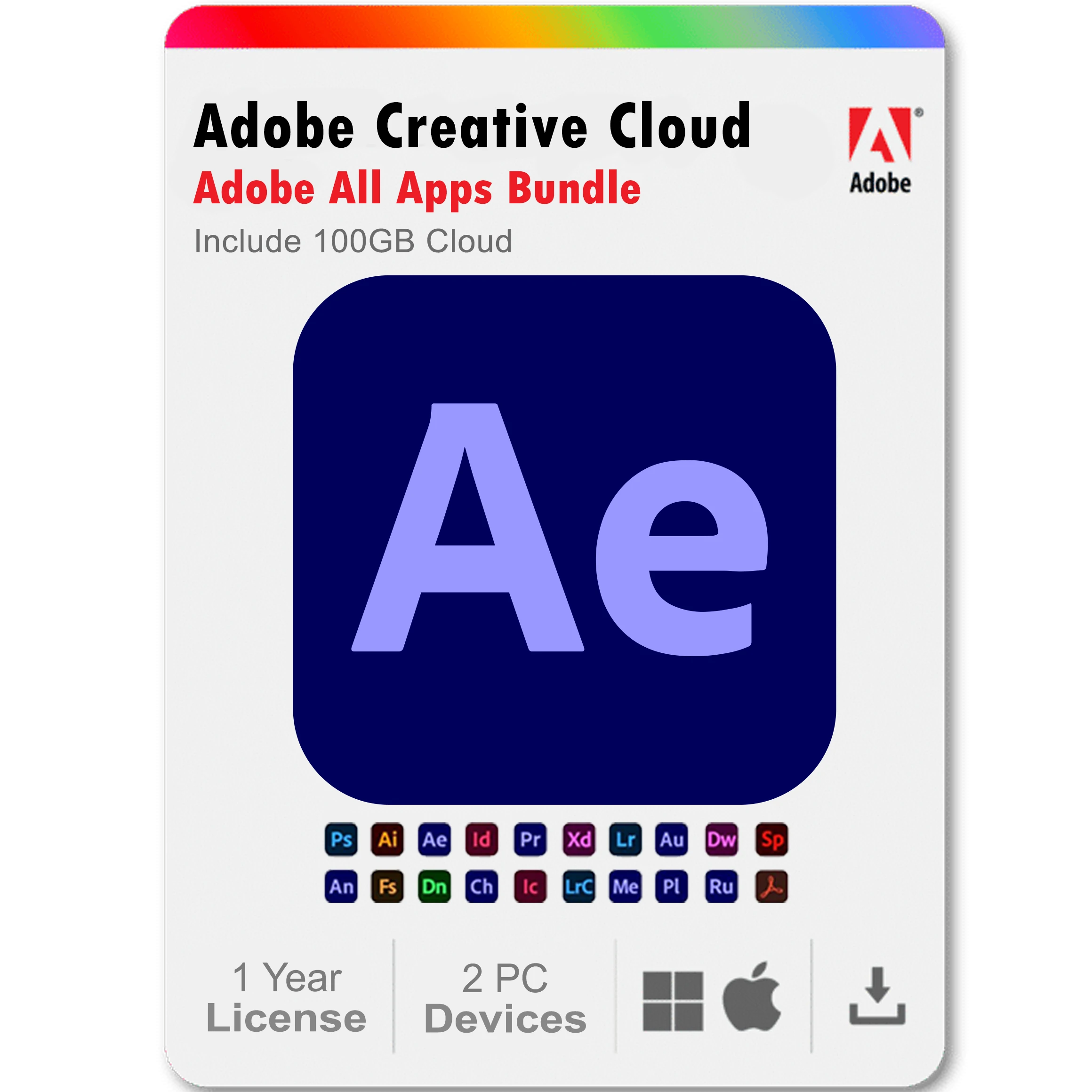 6.webp After Effects 1 Year Subscription All Adobe Creative Cloud Apps Bundle - Image 1